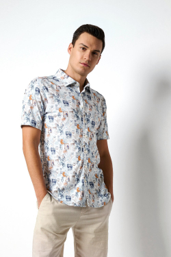 Сорочка DESOTO с коротким рукавом 73332/123