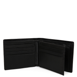 Кошелек Fabretti 100% натуральная кожа коровы 37007N-2 чёрный