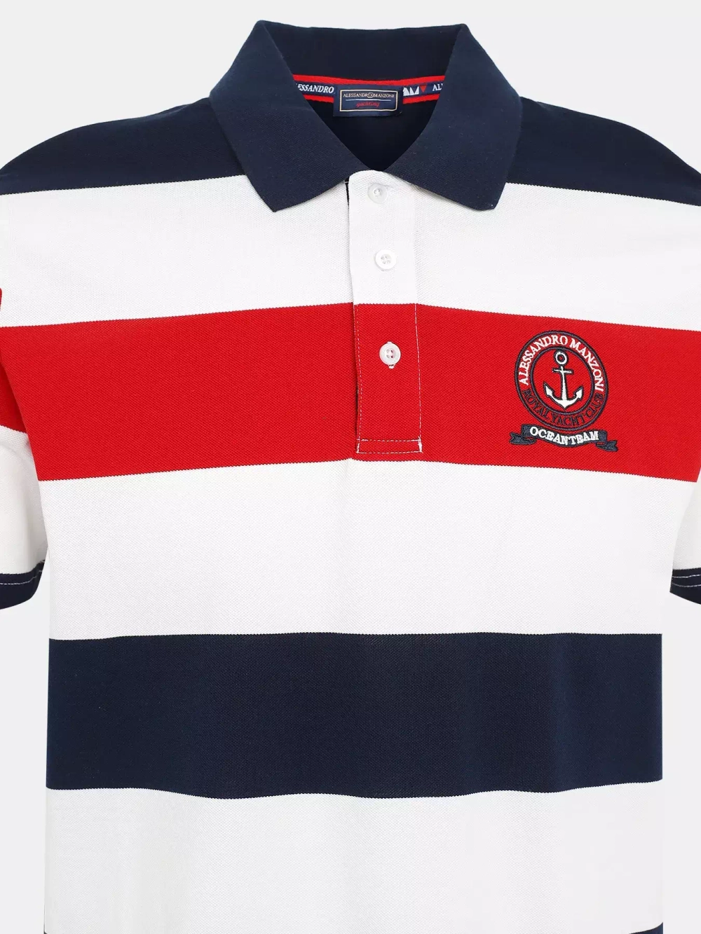 Поло Alessandro Manzoni Yachting Хлопок 100%