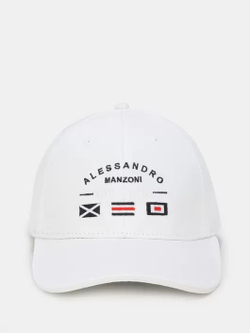 Бейсболка Alessandro Manzoni Yachting белый 459540 CP030015S24