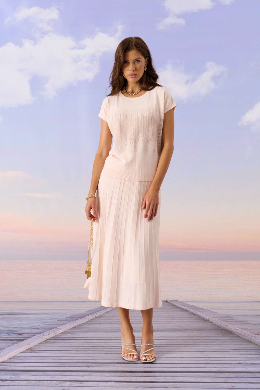 Юбка Barbara Geratti C8371BG пудра