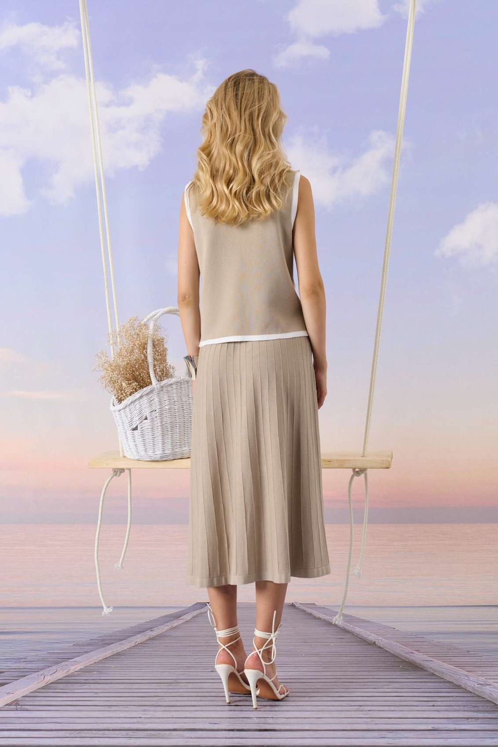 Юбка Barbara Geratti C8371BG бежевый