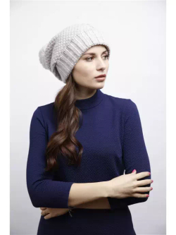 Шапка Avi  20% шерсть альпака, 20% овечья шерсть, 60% акрил Белый 1