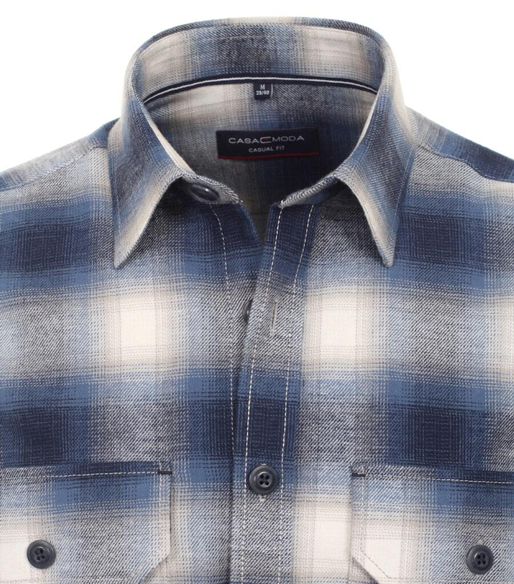 Рубашка Casa Moda синий в клетку 434115000