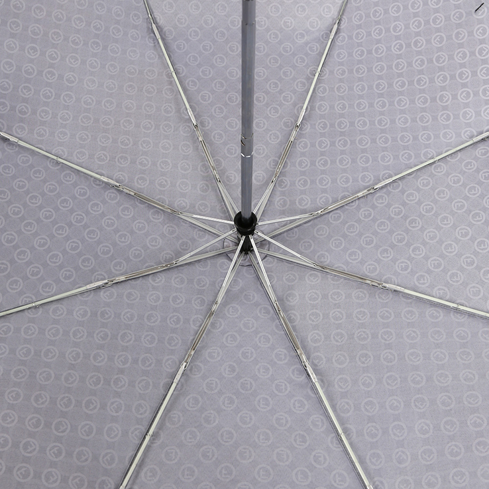 Зонт Fabretti женский автомат UFLS20193-2 чёрный логомания