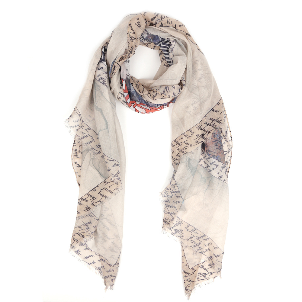 Шарф Fabretti бежевый