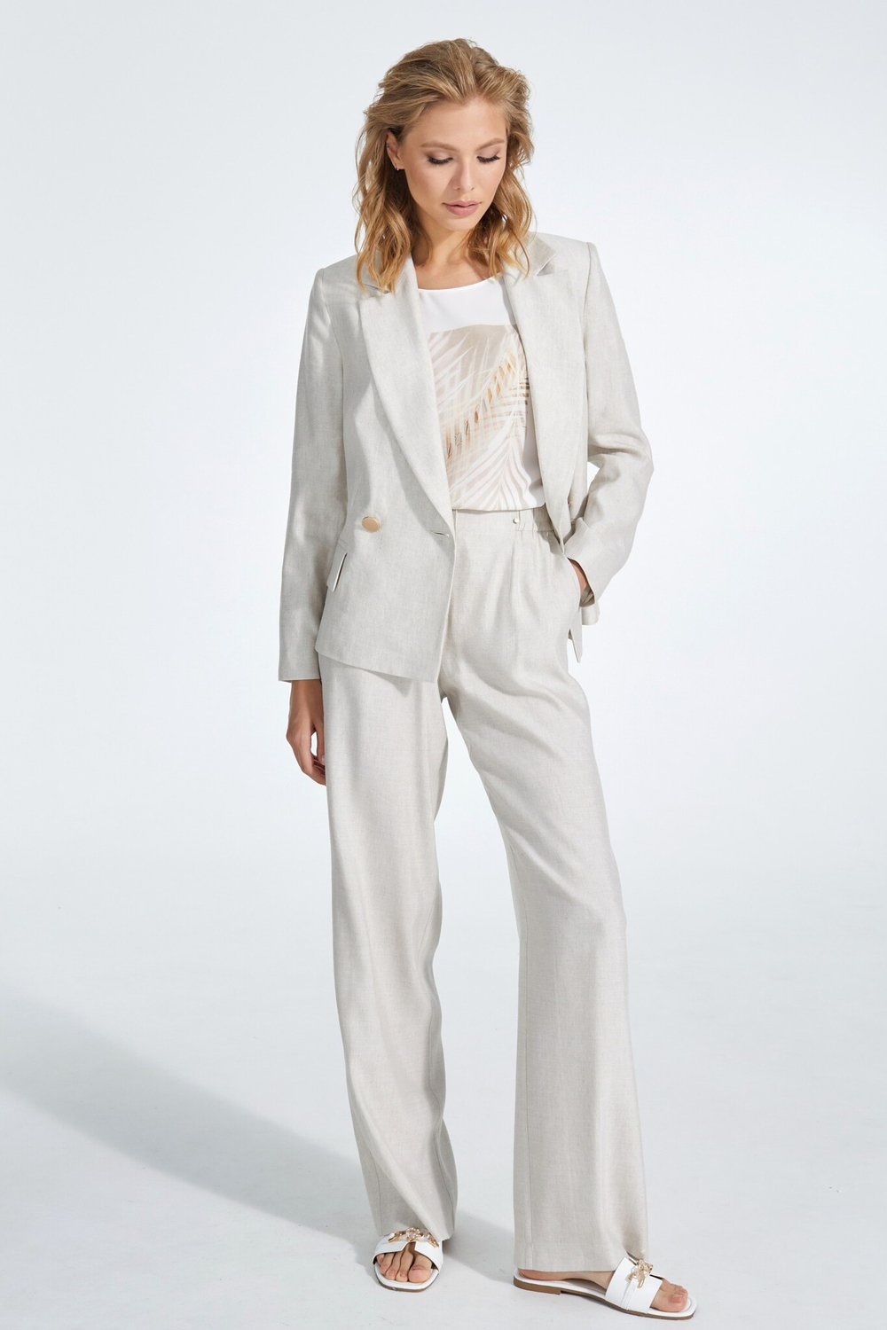 Жакет Nika  Состав: 55% Лён, 45% Вискоза