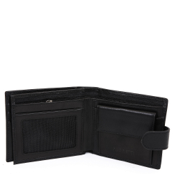 Кошелёк Fabretti 100% натуральная кожа коровы 35023N-2 чёрный