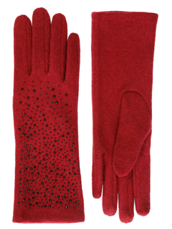 Перчатки Labbra красный бордо