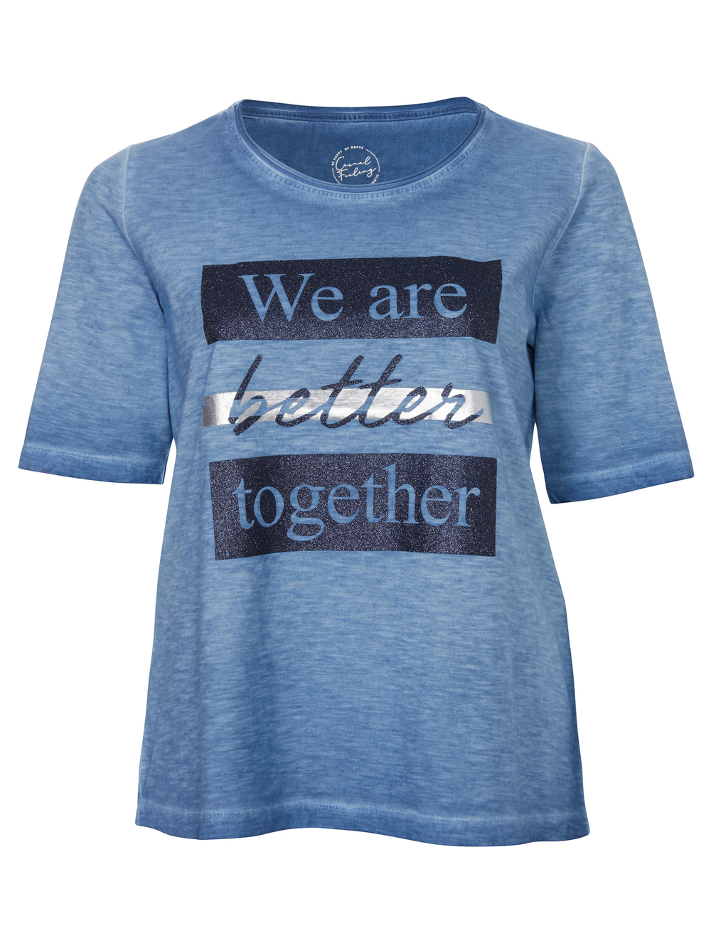 Свитшот футоболка Via Appia DUE голубой