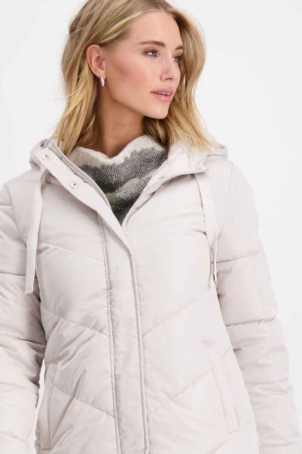 Пальто Monari 807335 Бежевый