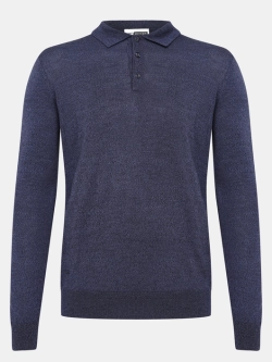 Джемпер с воротом поло Шерсть 50%, Полиакрил 50%