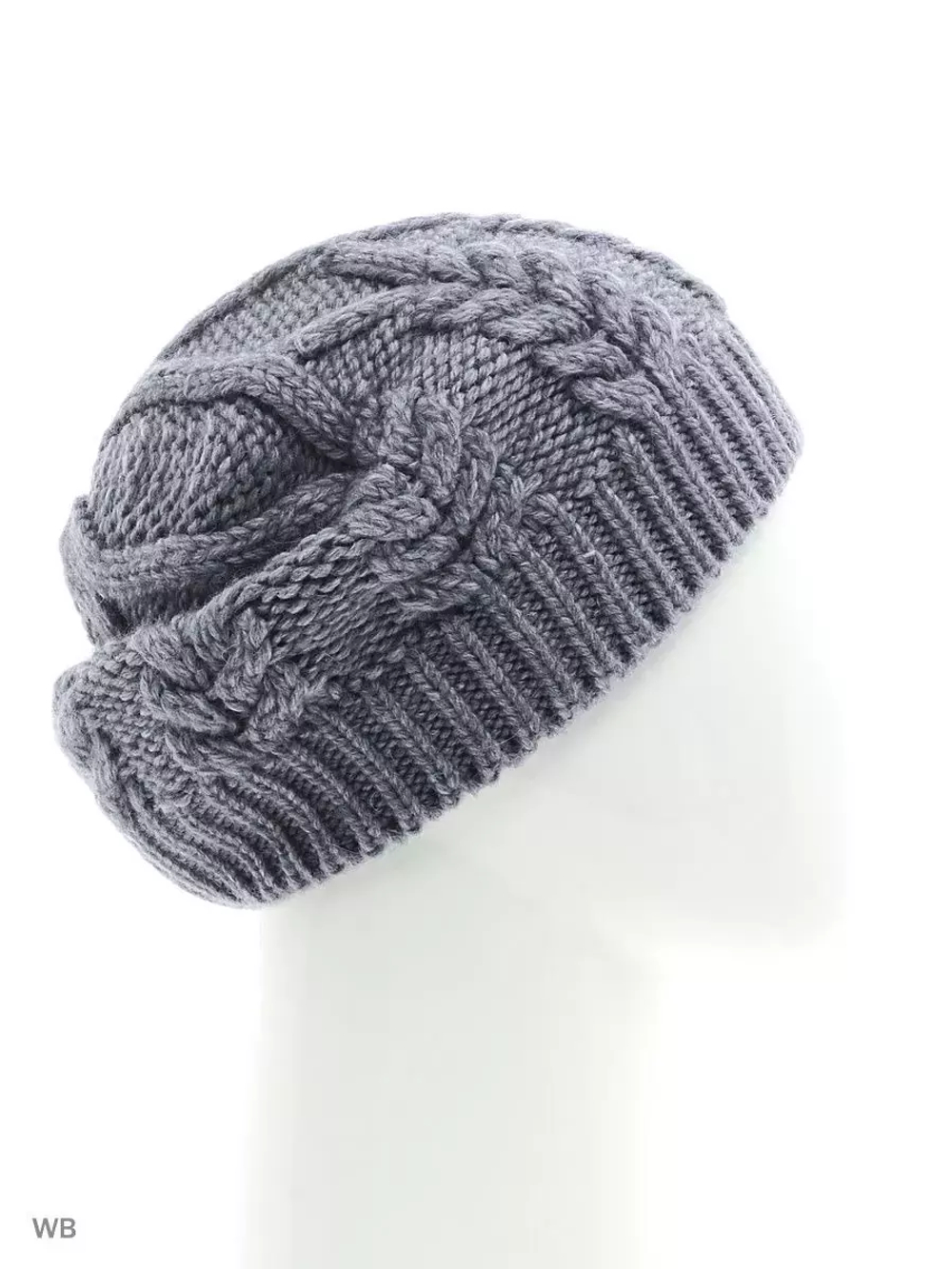 Шапка Avi  20% шерсть альпака, 20% овечья шерсть, 60% акрил Серый