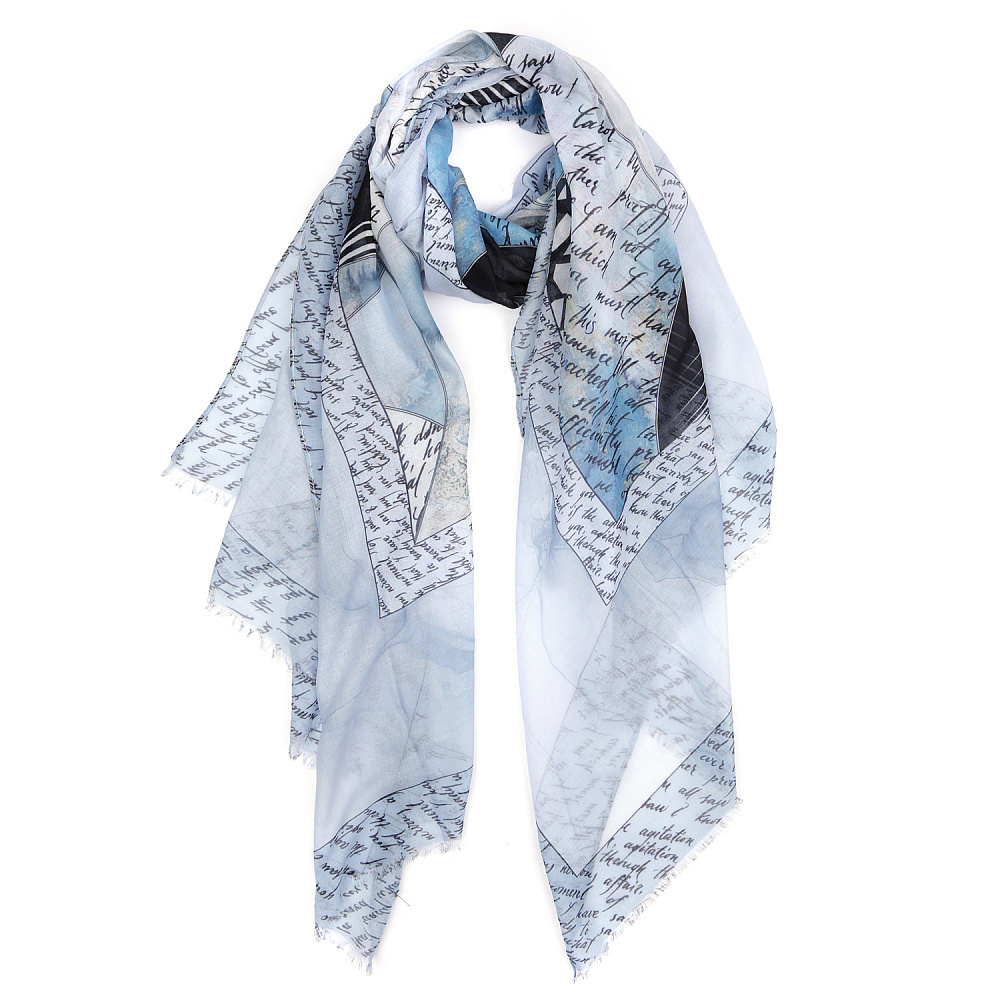 Шарф Fabretti голубой