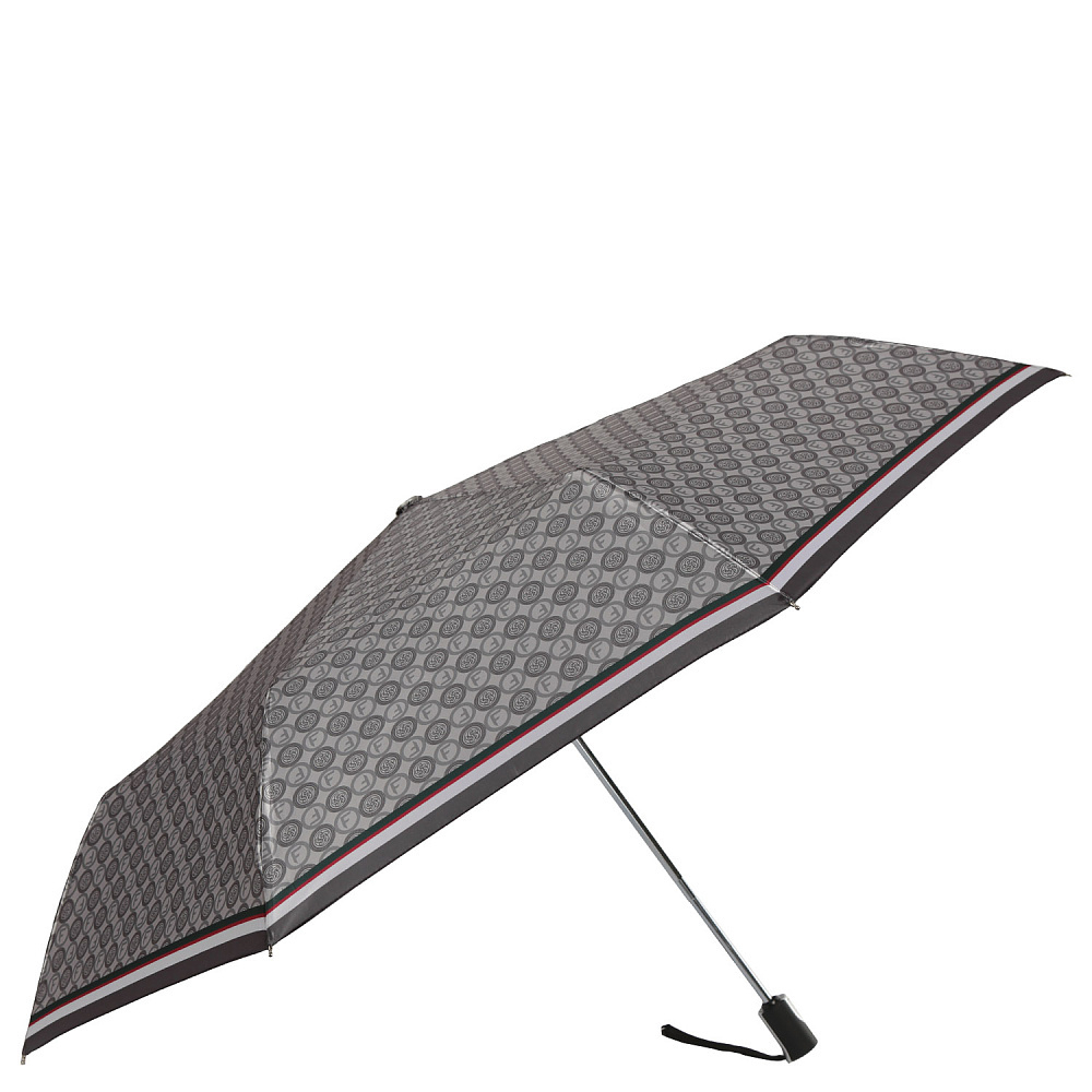 Зонт Fabretti женский автомат UFLS20193-3 серый логомания