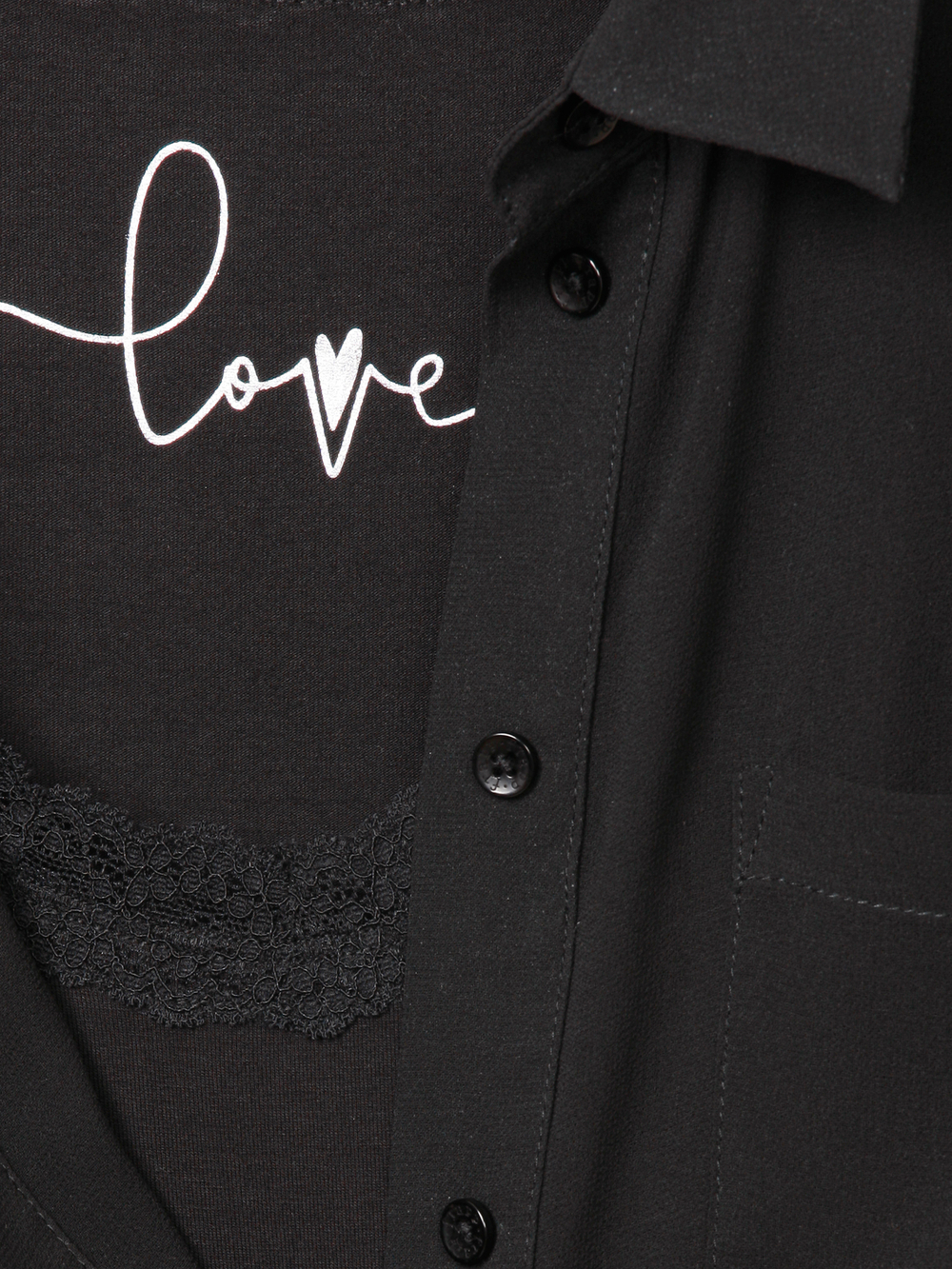 Блуза Frapp чёрный