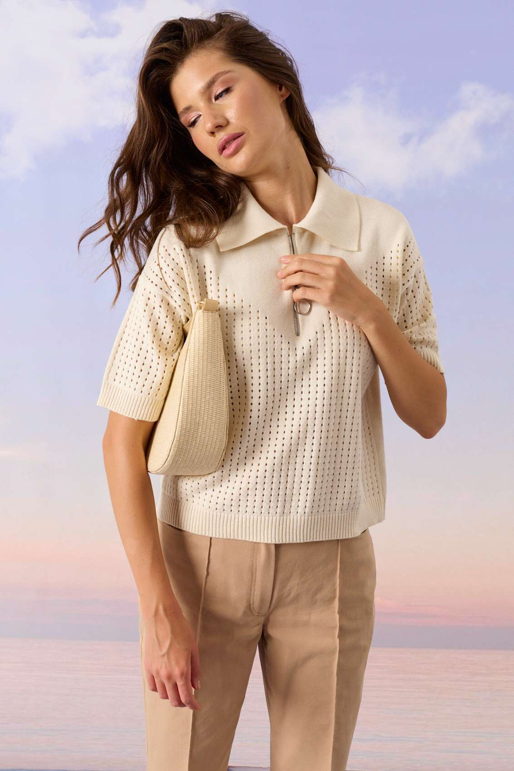 Поло Barbara Geratti C4977BG бежевый