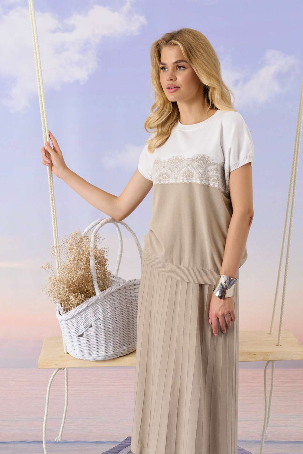 Юбка Barbara Geratti C8371BG бежевый
