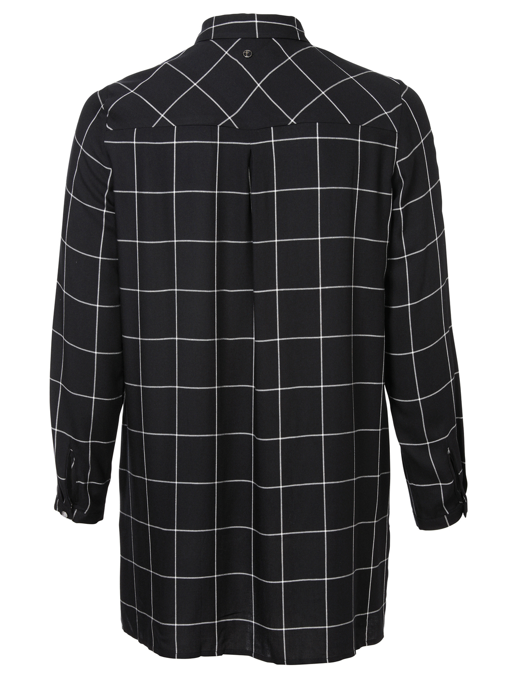 Блуза Frapp чёрный клетка