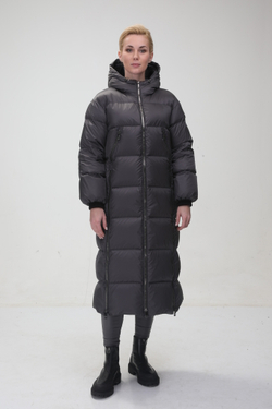 Пальто Avi OTILIA Теплое женское пуховое пальто прямого кроя с приспущенными плечами 90% пух, 10% перо.