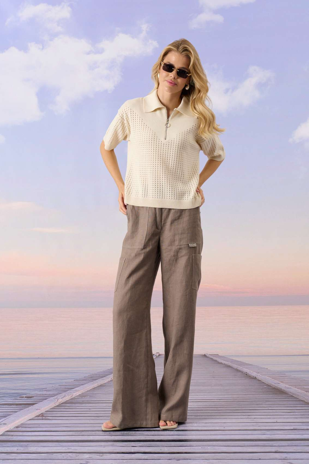 Поло Barbara Geratti C4977BG бежевый