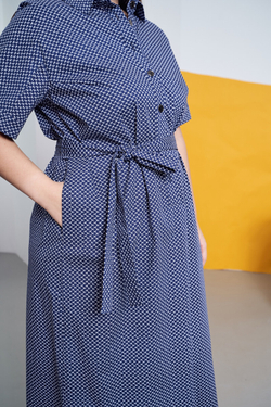 Летнее платье-рубашка AVERI из тонкого мягкого хлопка 92% хлопок, 8% эластан