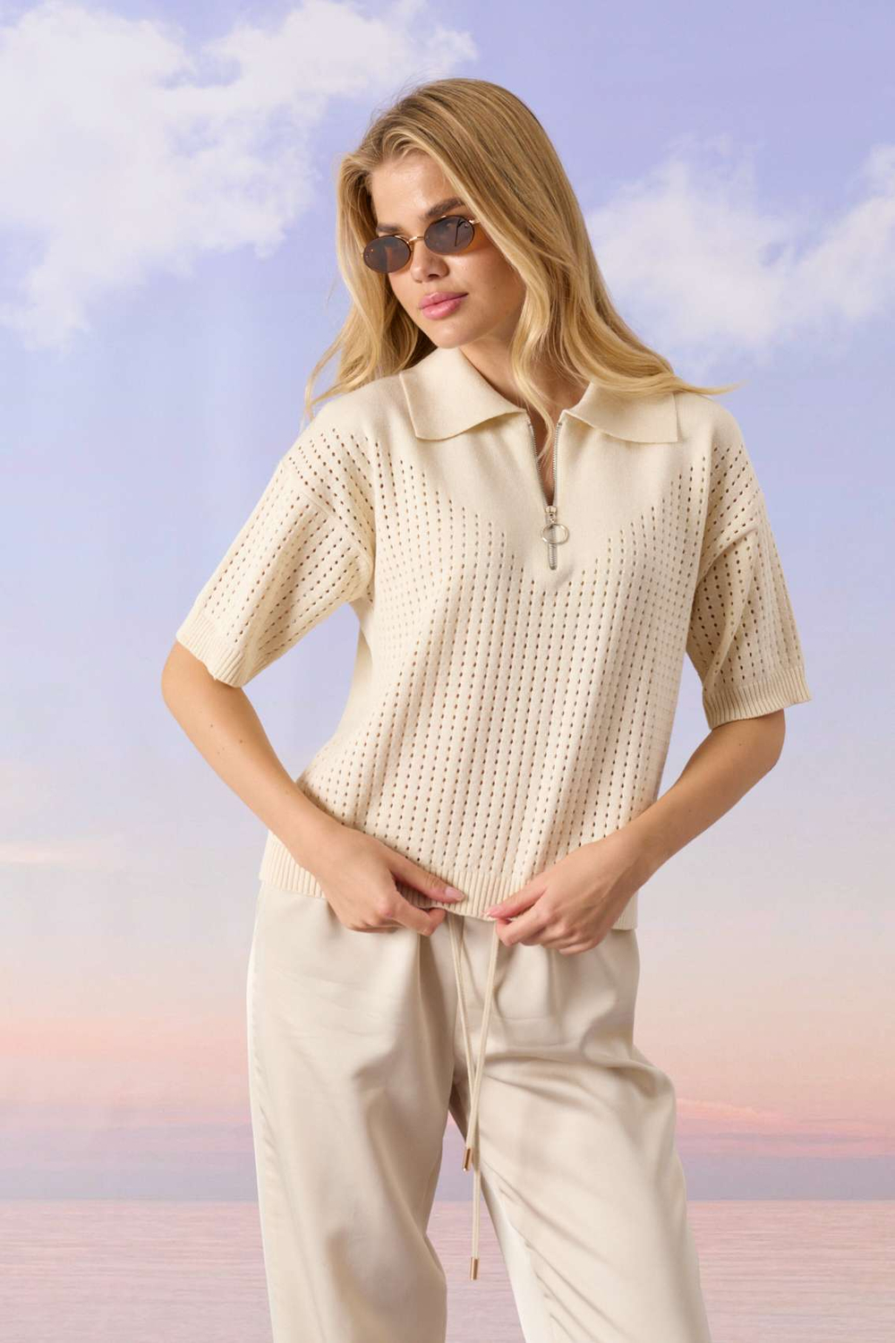 Поло Barbara Geratti C4977BG бежевый