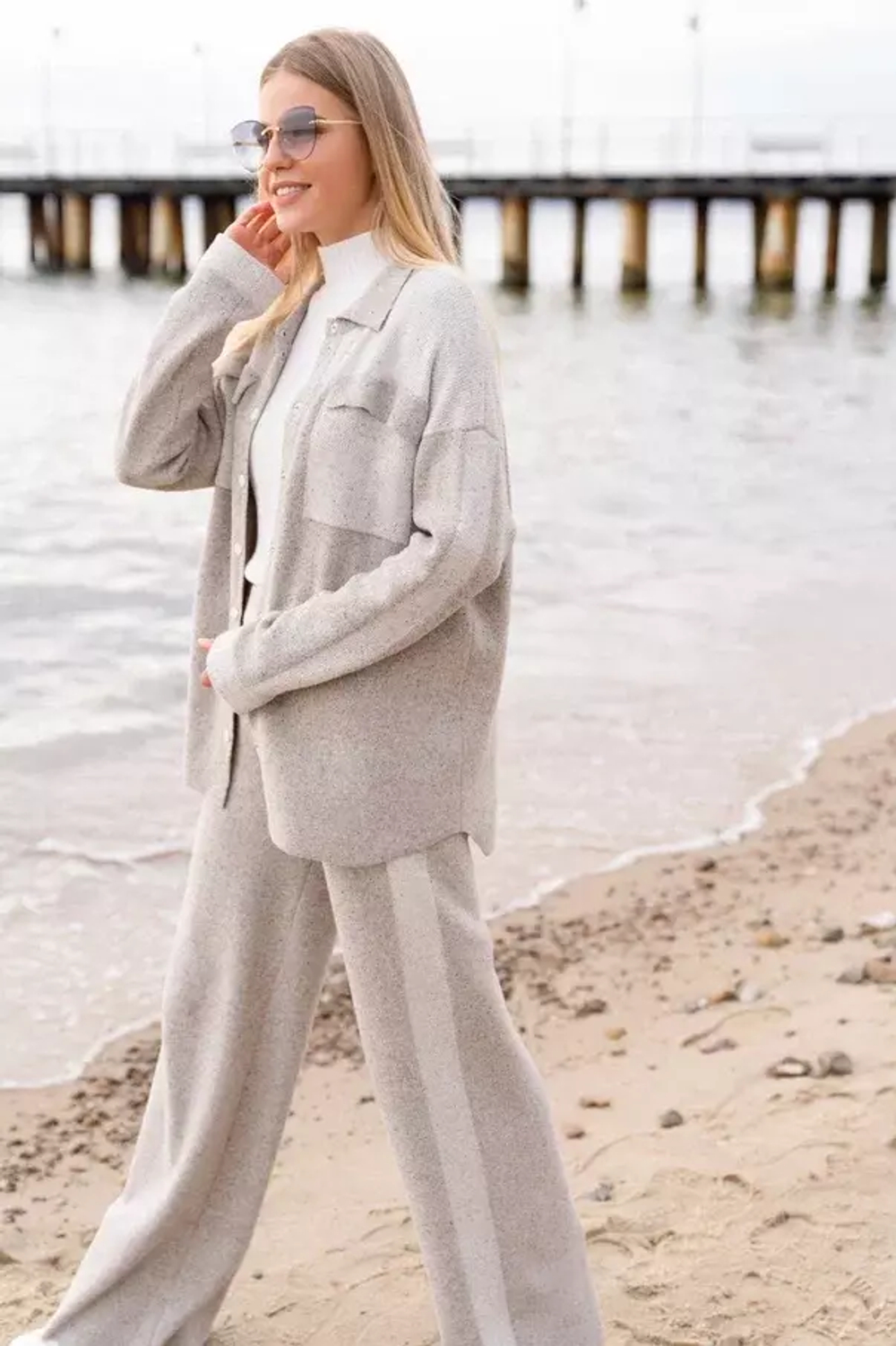 Жакет Barbara Geratti прямого силуэта  шерсть — 30%, вискоза — 20%, шелк — 14%, ПАН — 36%