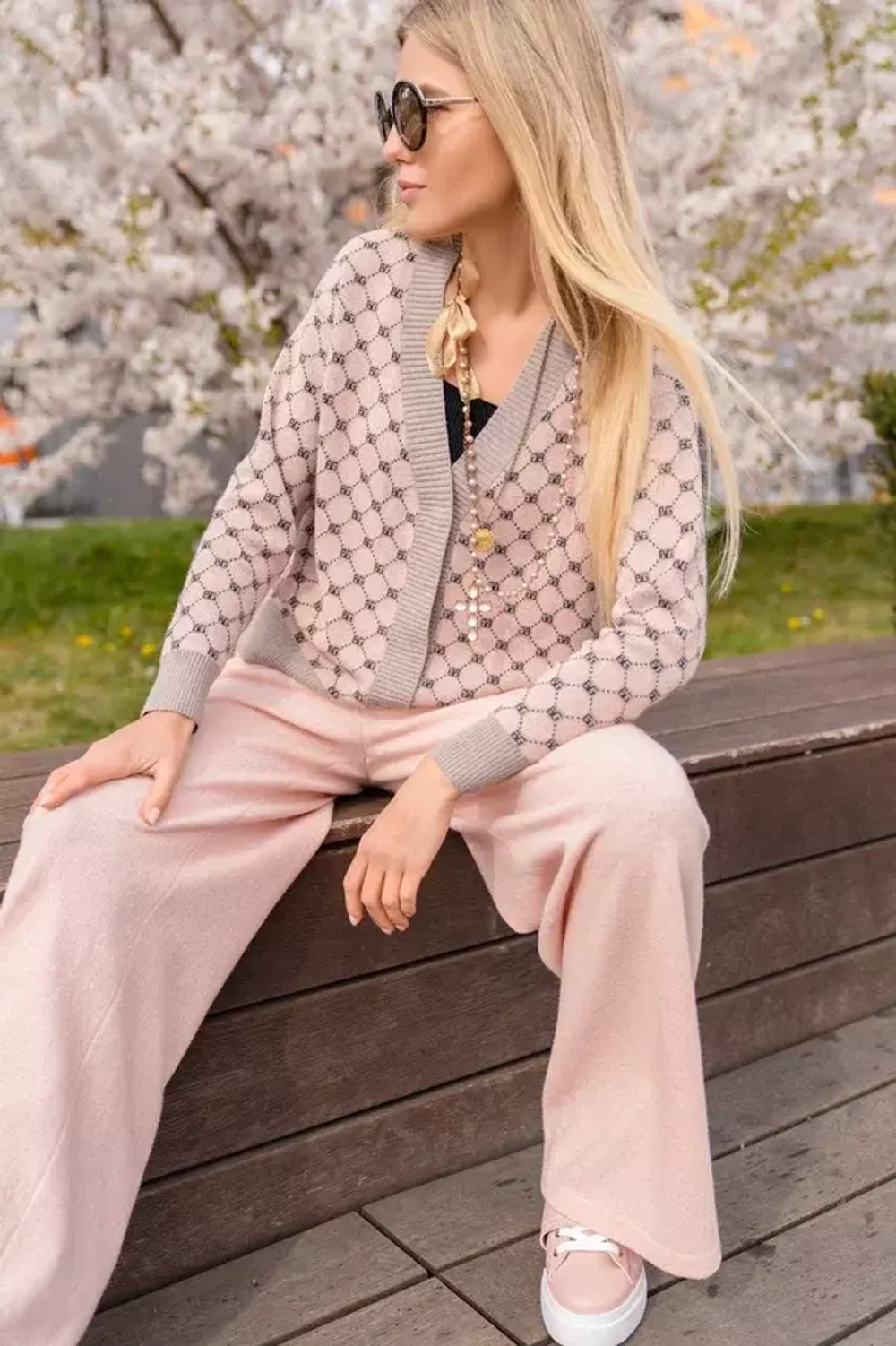 Жакет Barbara Geratti пудровый