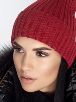 Шапка Leks хит красный