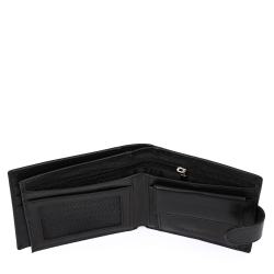 Кошелёк Fabretti 100% натуральная кожа коровы 35023N-2 чёрный