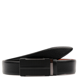 Ремень автомат Fabretti мужской 100% натуральная кожа коровы FR2518-2 чёрный