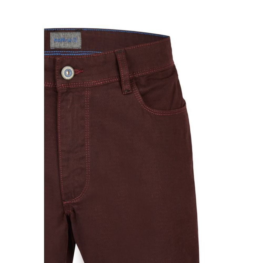 Джинсы Hattric Hunter Hattic  Темно-Красный Состав: 98% Хлопок, 2% Эластан карман
