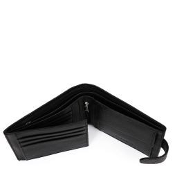 Кошелёк Fabretti  100% натуральная кожа коровы 37022E-2 чёрный