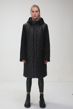 Пальто Maritta VAFFI черный