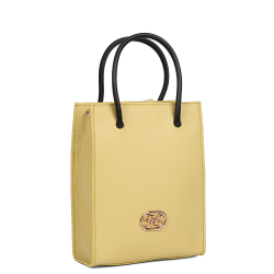 Сумка женская Fabretti 100% натуральная кожа коровы 18028S-7 жёлтая