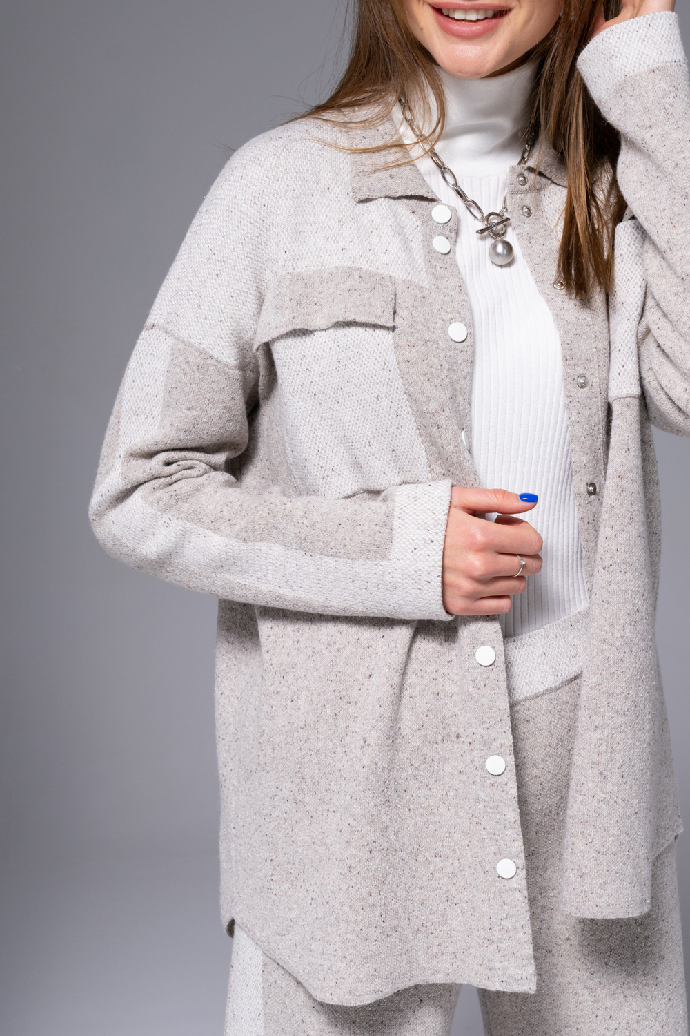 Жакет Barbara Geratti прямого силуэта  шерсть — 30%, вискоза — 20%, шелк — 14%, ПАН — 36%