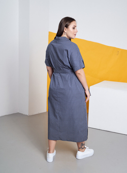 Летнее платье-рубашка AVERI из тонкого мягкого хлопка 92% хлопок, 8% эластан