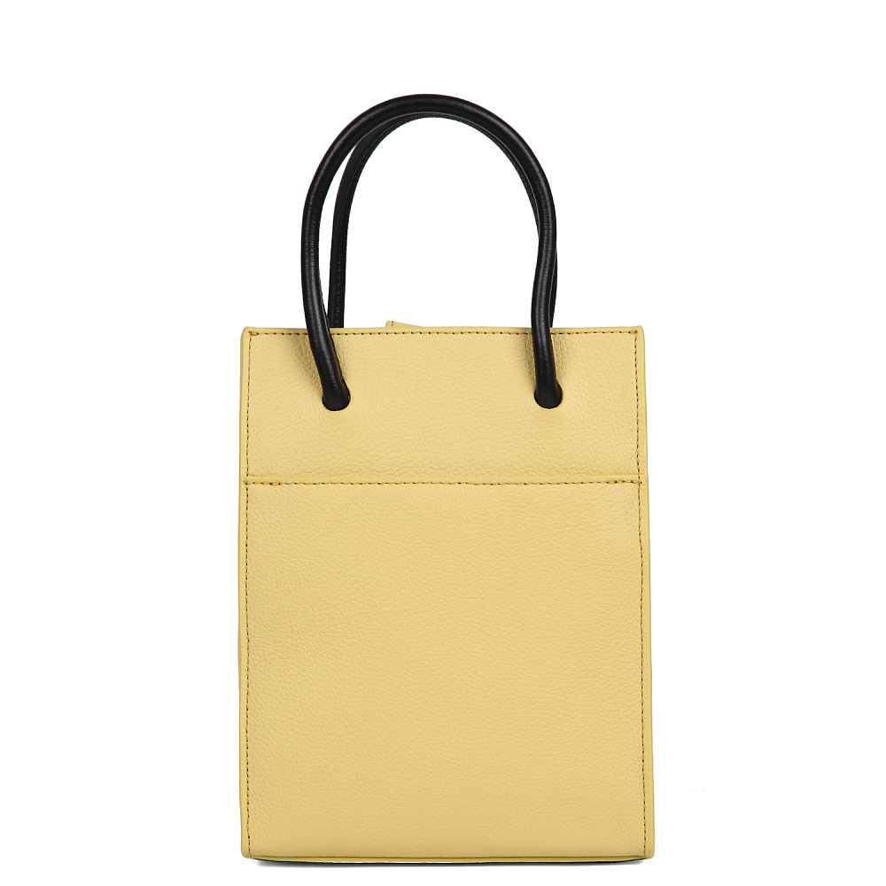 Сумка женская Fabretti 100% натуральная кожа коровы 18028S-7 жёлтая