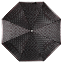 Зонт Fabretti женский автомат UFLS20193-2 чёрный логомания