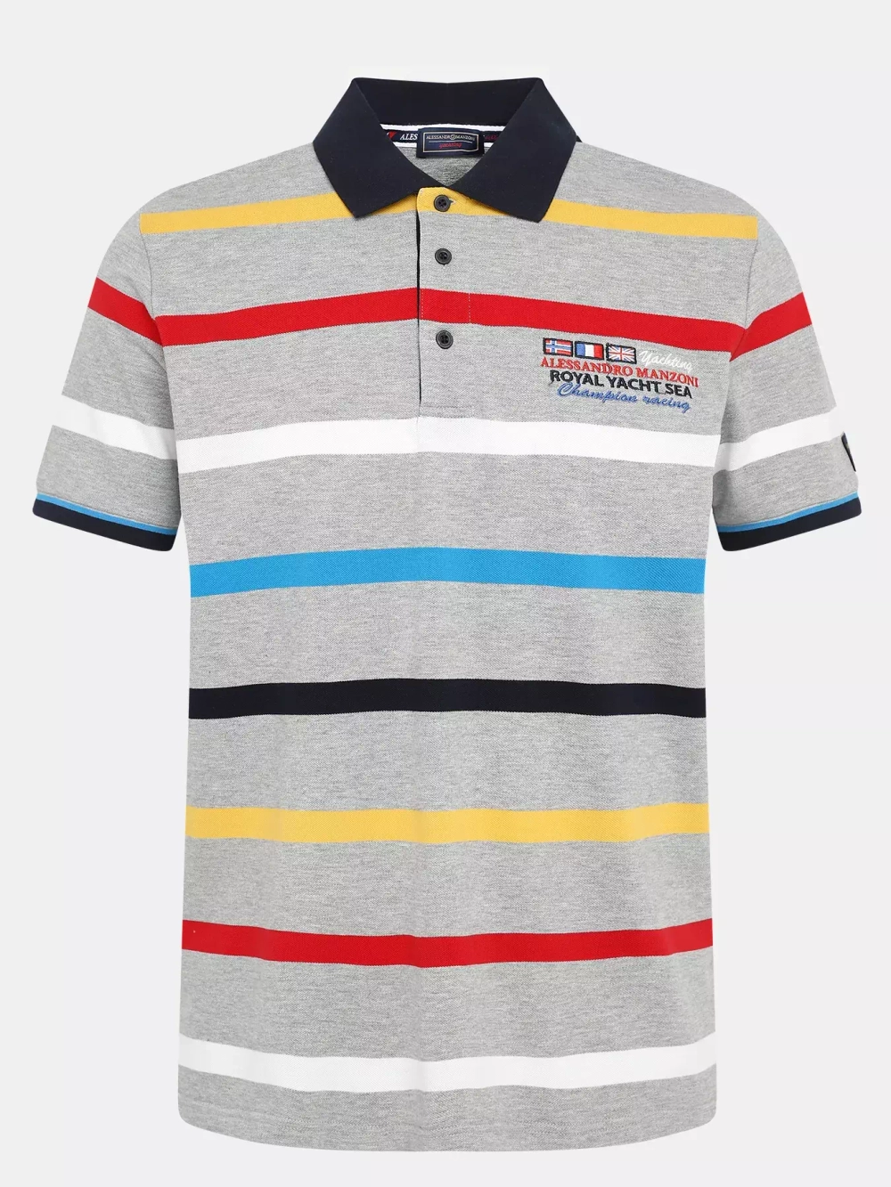 Поло Alessandro Manzoni Yachting Хлопок 100%