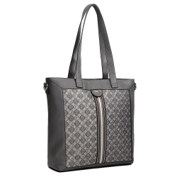 Сумка женская Fabretti FRC42651-3 серый логомания