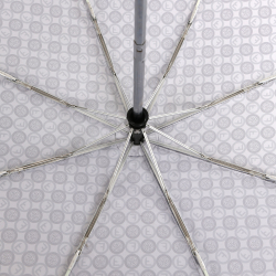 Зонт Fabretti женский автомат UFLS20193-3 серый логомания