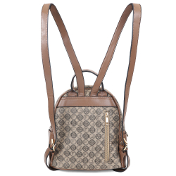 Рюкзак женский Fabretti FRC33600-12 коричневый логомания