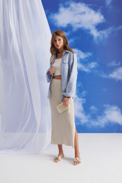 Юбка Barbara Geratti лён — 27%, вискоза — 69% C8277