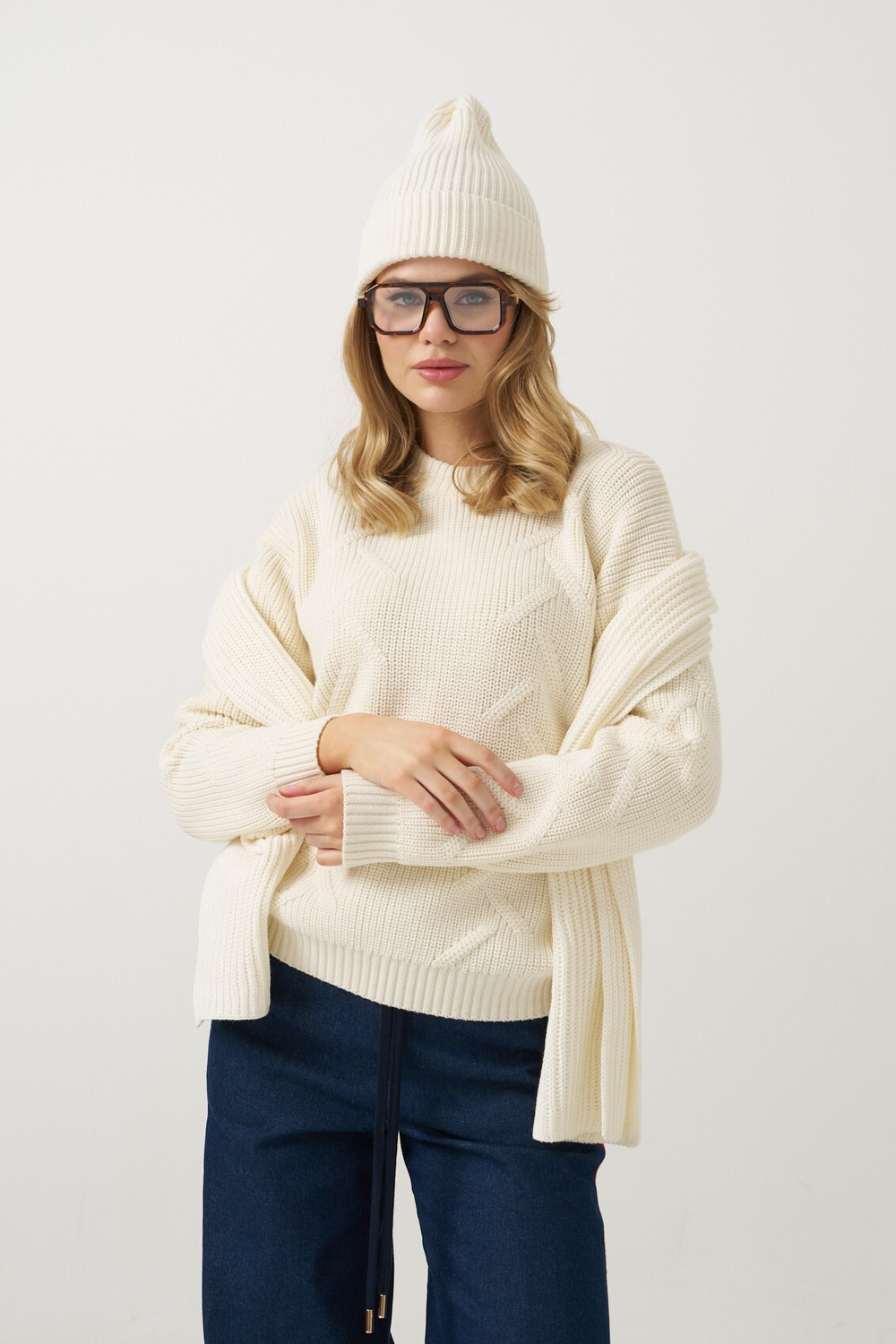 Комплект шапка + шарф Barbara Geratti C7013BG C7004BG