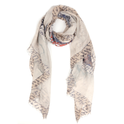 Шарф Fabretti бежевый