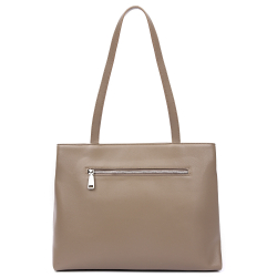 Сумка женская Fabretti 100% натуральная кожа коровы 17981-228 бежевая