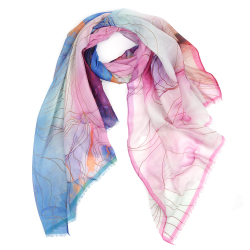 Шарф Fabretti синий