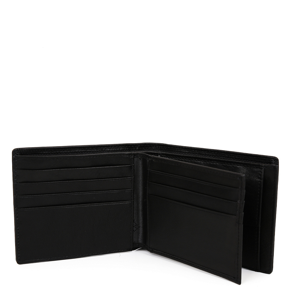 Кошелек Fabretti 100% натуральная кожа коровы 37007N-2 чёрный